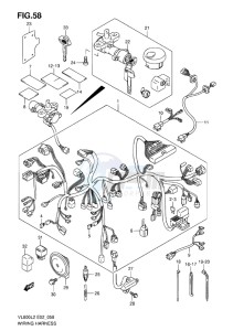 VL800 INTRUDER EU drawing WIRING HARNESS