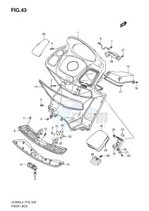 UH200 ABS BURGMAN EU drawing FRONT BOX