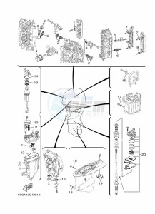 F250UA drawing MAINTENANCE-PARTS