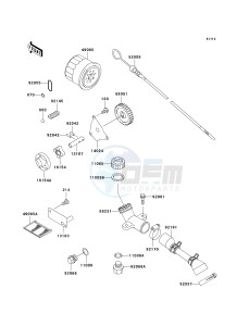 KAF 620 E [MULE 3010 4X4] (E6F-E8F) E8F drawing OIL PUMP_OIL FILTER