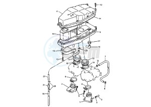 XVZ ROYAL STAR 1300 drawing INTAKE