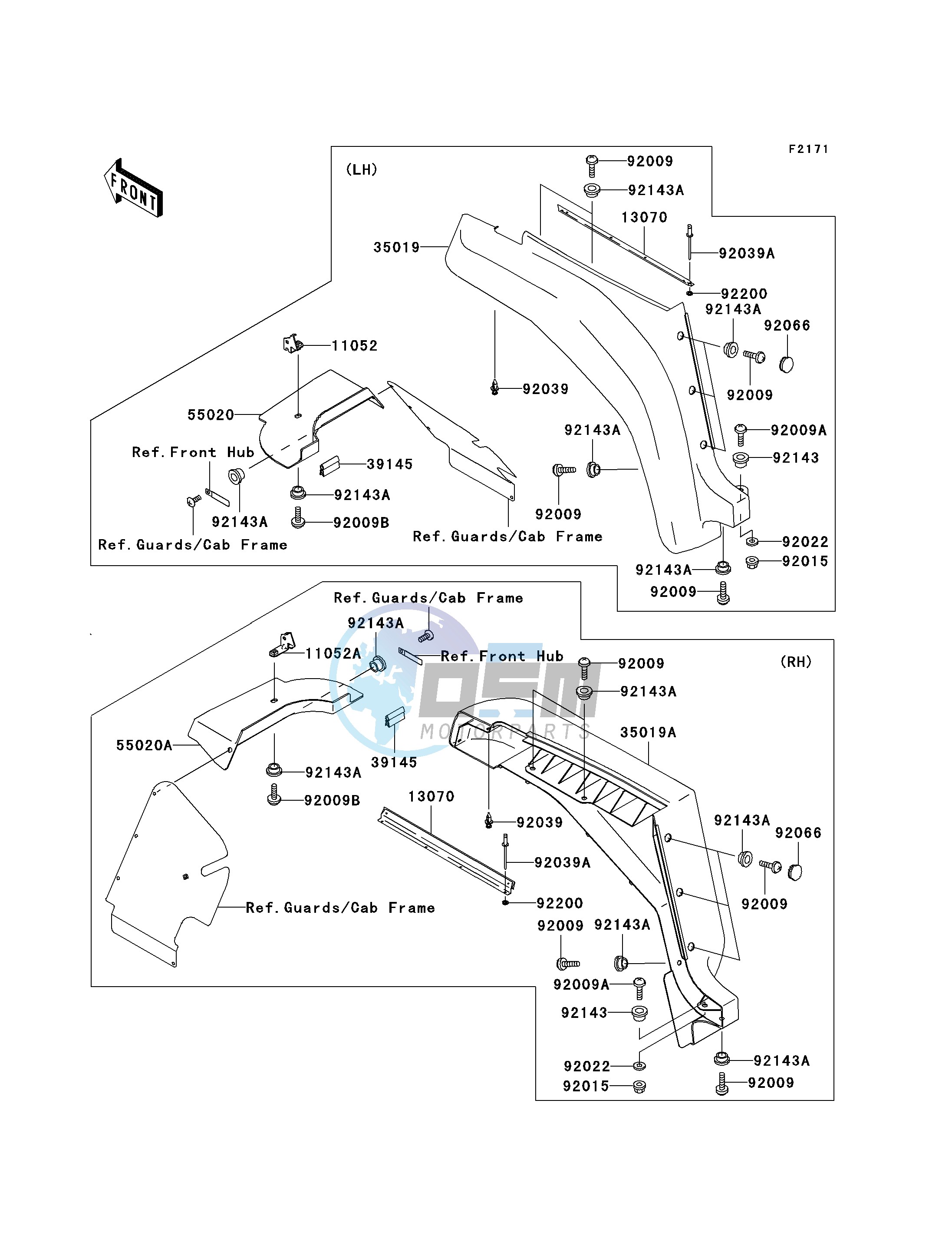 FRONT FENDER-- S- -