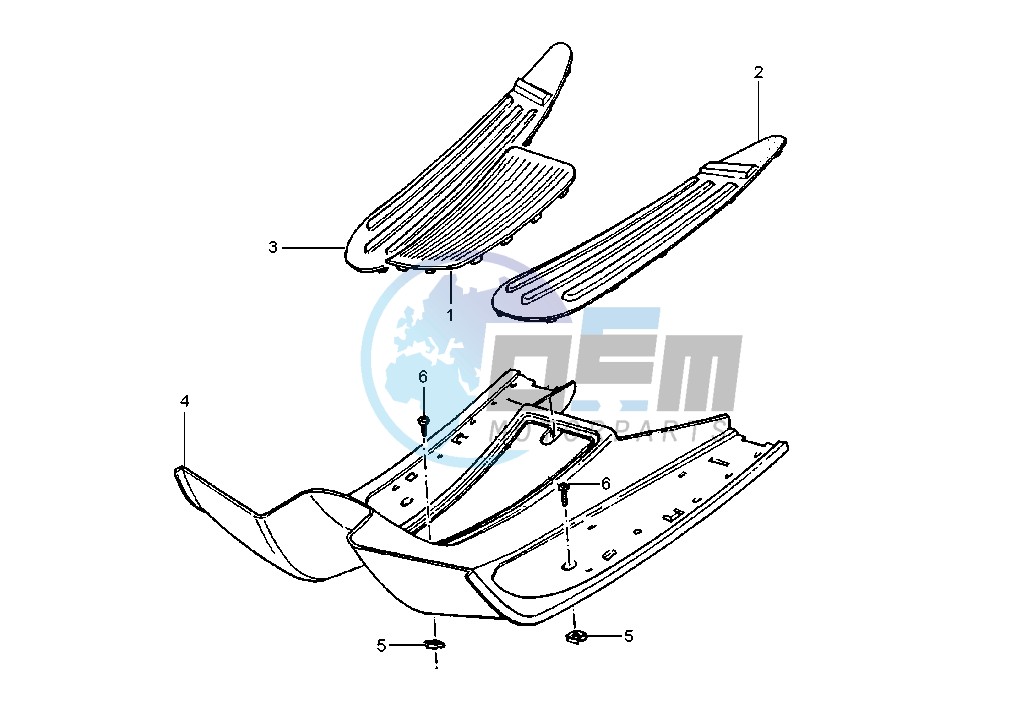 Footrest Plane