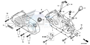 VT750CSE Shadow - VT750CS-E UK - (E) drawing RIGHT CRANKCASE COVER (VT750CS/ C2B/ C2S/ C)