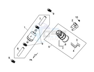 WOLF 250EFI drawing AIRFILTER UNIT