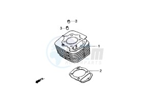 Cougar 125 drawing Cylinder