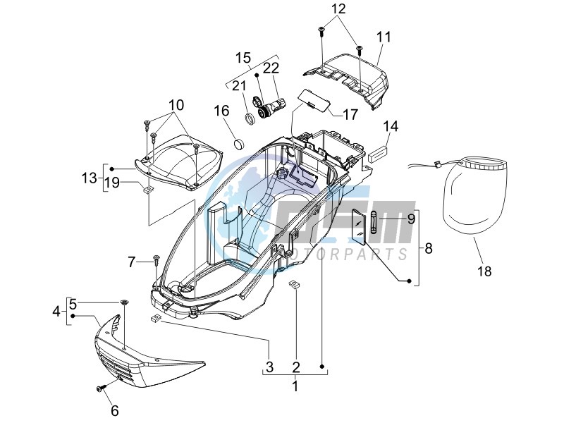 Helmet box - Undersaddle