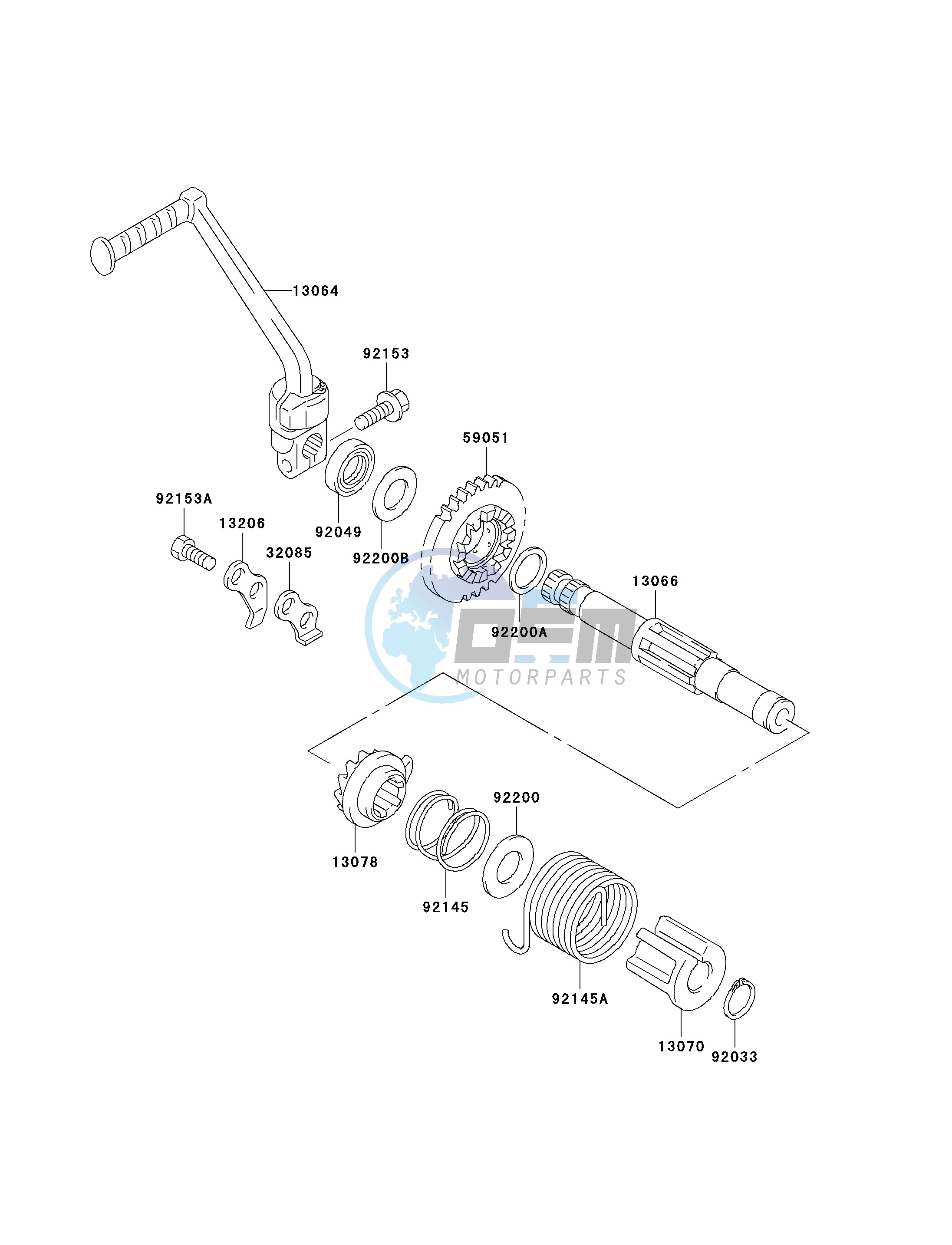 KICKSTARTER MECHANISM