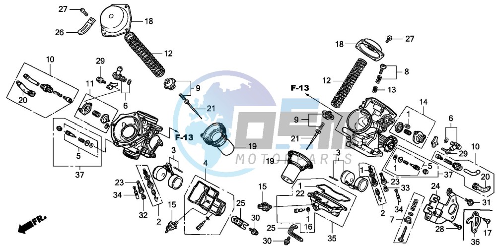 CARBURETOR (COMPONENT PARTS)