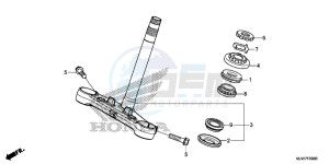 CB500F Europe Direct - (ED) drawing STEERING STEM