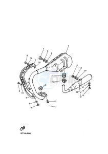 PW50 (2SAU) drawing EXHAUST