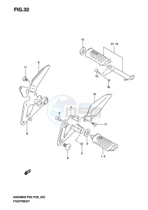 GS500 (P3) drawing FOOTREST