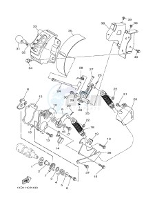 YXM700E YXM700PHE MP 700 EPS (1XP9) drawing SHIFT SHAFT