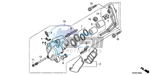 FRONT BRAKE CALIPER