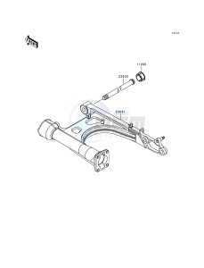 VN 1500 E [VULCAN 1500 CLASSIC] (E1) [VULCAN 1500 CLASSIC] drawing SWINGARM