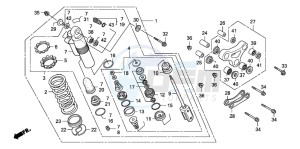 CR85R drawing REAR CUSHION