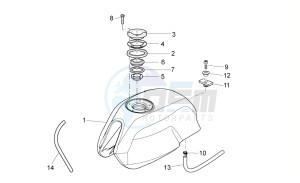 V7 Special 750 USA-CND drawing Fuel tank