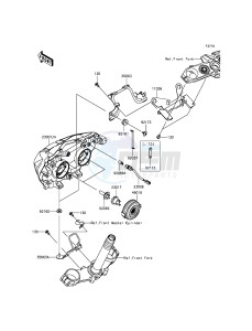 Z800 ZR800CGF UF (UK FA) XX (EU ME A(FRICA) drawing Headlight(s)