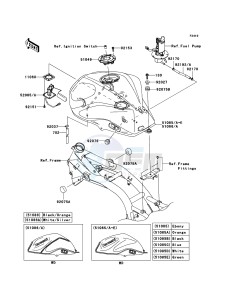 Z1000_ABS ZR1000C7F FR GB XX (EU ME A(FRICA) drawing Fuel Tank