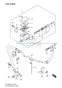 GSF-1250S ABS BANDIT EU drawing CLUTCH MASTER CYLINDER