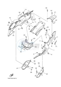 MT07 700 (1WS1 1WS2) drawing SIDE COVER