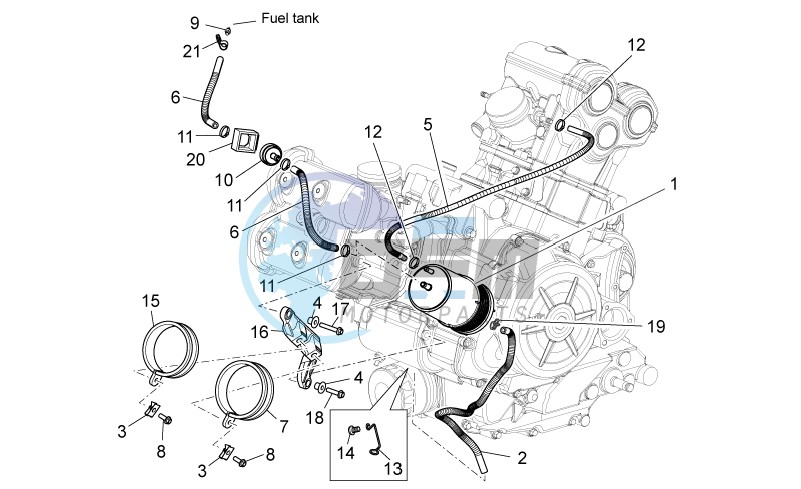 Fuel vapour recover system