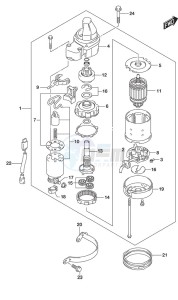 DF 250AP drawing Starting Motor