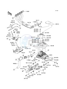 ZX 636 C [NINJA ZX-6R] (C1) C1 drawing MUFFLER-- S- -