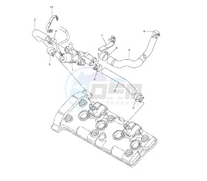 FZ8-NA 800 drawing SECONDARY AIR SYSTEM