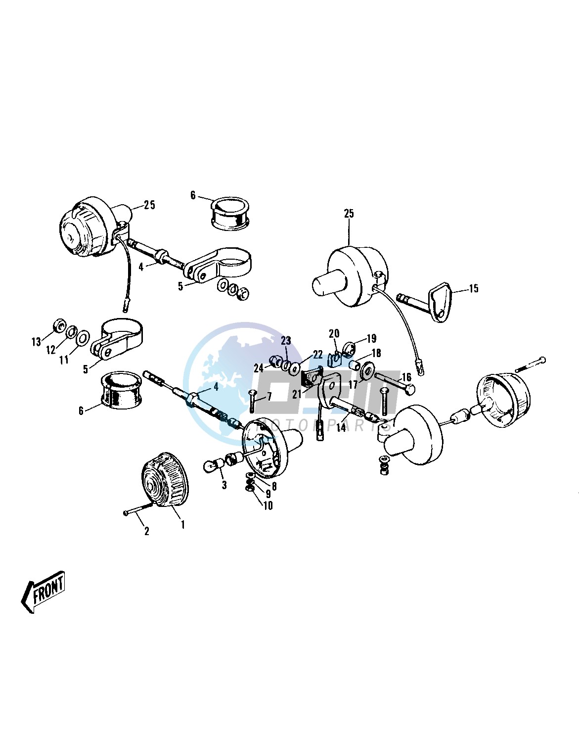 TURN SIGNALS -- H1-B_C- -