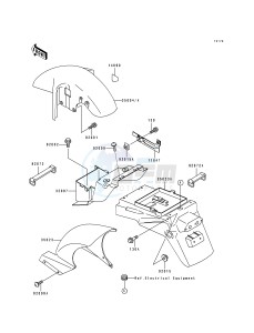 ZX 750 J [NINJA ZX-7] (J1-J2) [NINJA ZX-7] drawing FENDER