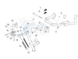 GTV 300 HPE SEI GIORNI IE E4 ABS (EMEA) drawing Stand/s