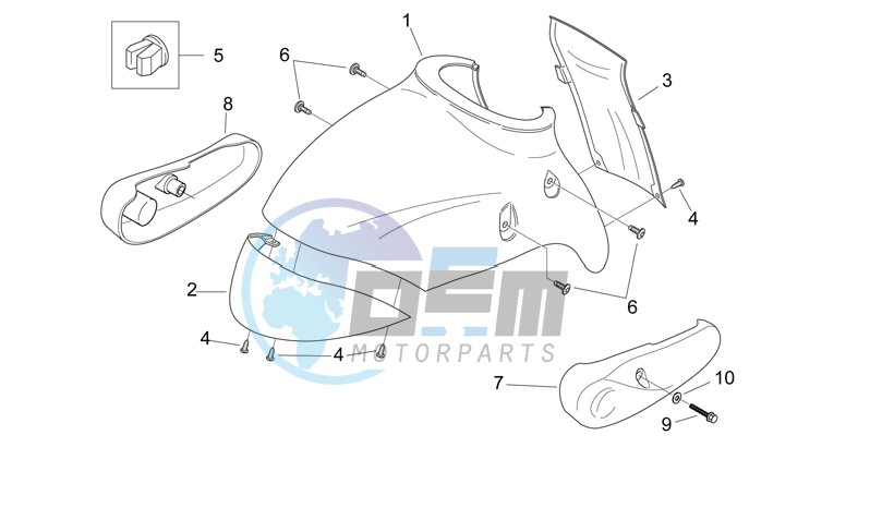 Front body - Front mudguard