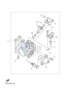 WR450F (1DX3) drawing INTAKE 2