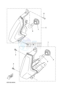 YPR125R XMAX 125 EVOLIS 125 (2DM8) drawing FLASHER LIGHT