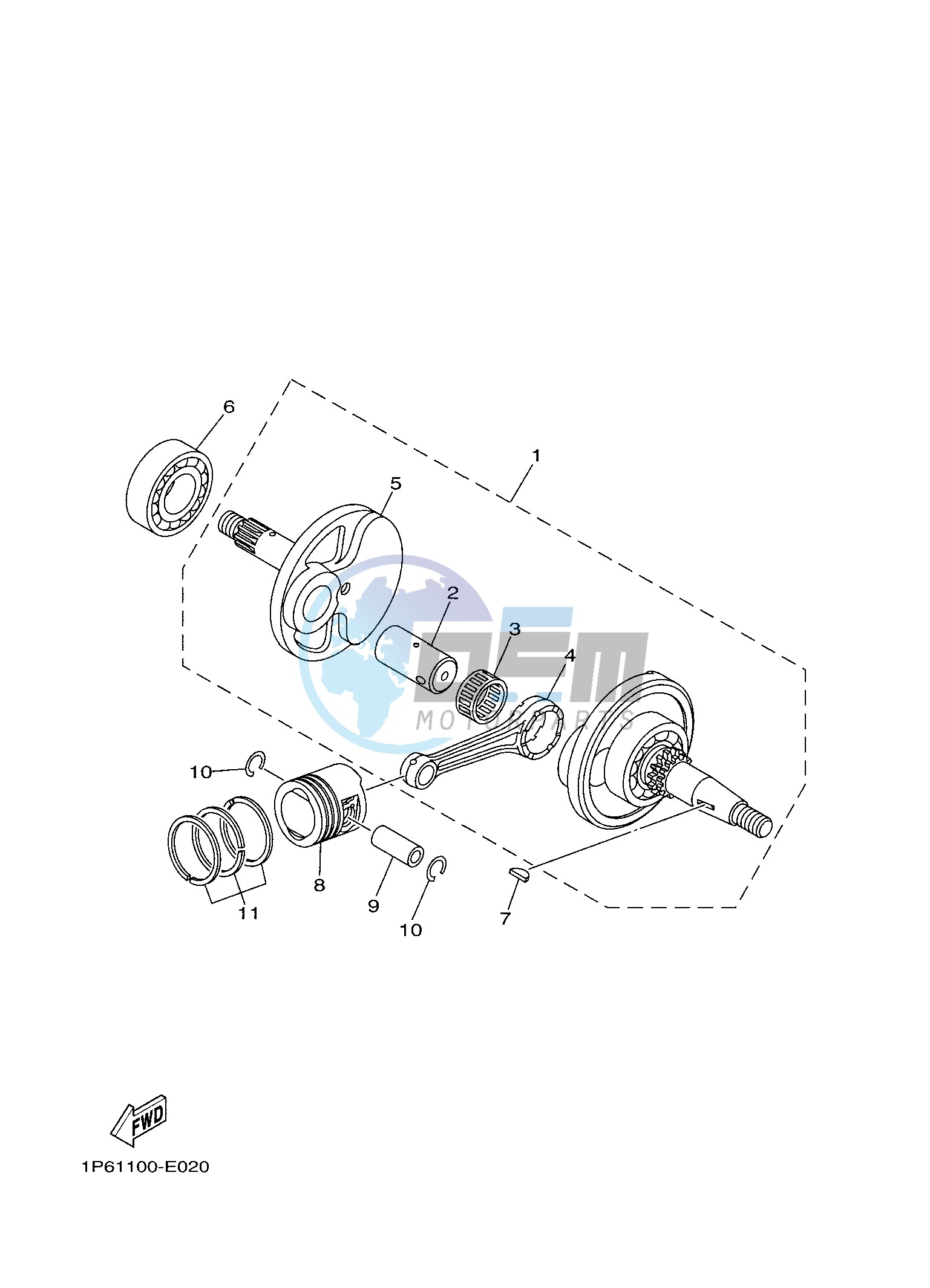 CRANKSHAFT & PISTON