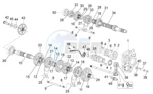 RSV4 1000 APRC R ABS (AU, CA, EU, J, RU, UK, USA) drawing Gear box