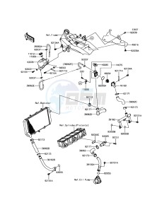 Z800 ABS ZR800FGF UF (UK FA) XX (EU ME A(FRICA) drawing Water Pipe