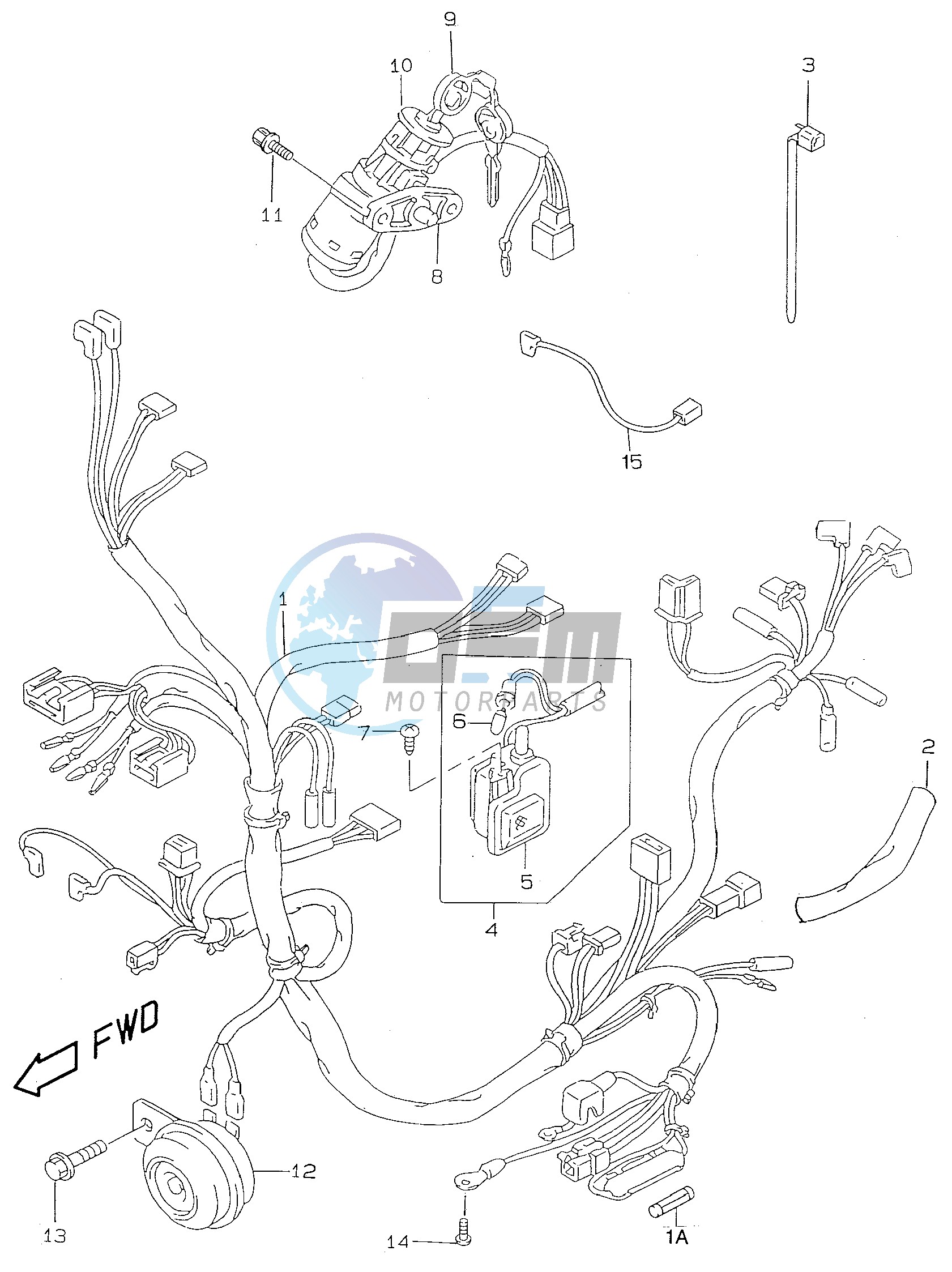 WIRING HARNESS (model K1)