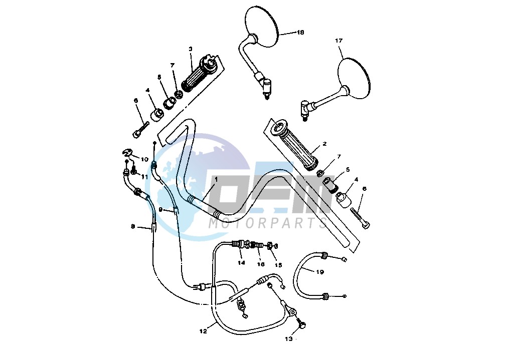 STEERING HANDLE -CABLE