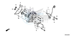 NC750SDG NC750X Europe Direct - (ED) drawing REDUCTION GEAR