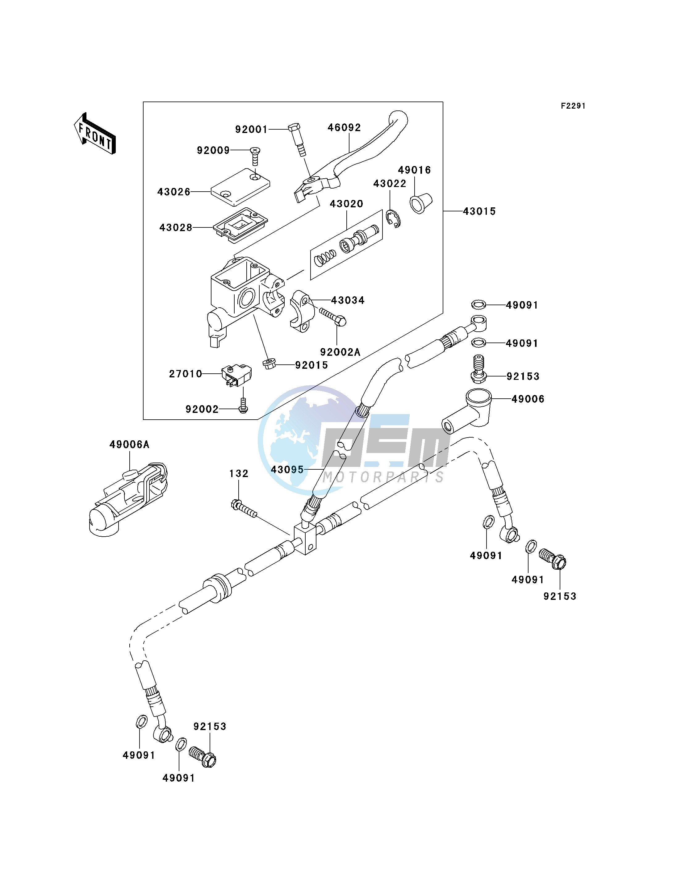 FRONT MASTER CYLINDER