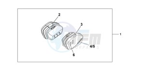 CBF1000T9 Ireland - (EK) drawing 33 LITRE PANNIER SET PEARL NIGHTSTAR BLACK