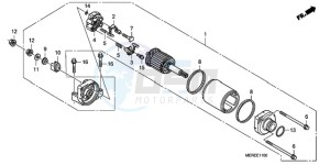 CBF600N9 Europe Direct - (ED) drawing STARTING MOTOR