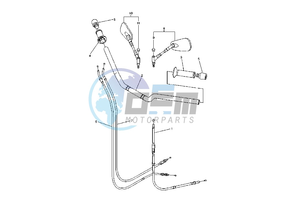 STEERING HANDLE- CABLE