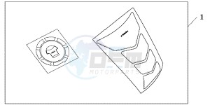 CBR1000RRB drawing TANKPAD / FUEL LID COVER