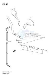 DL1000 (E24) V-Strom drawing HANDLEBAR