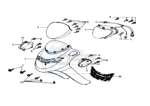 JOYRIDE EU2 - 125 cc drawing LEG SHIELD