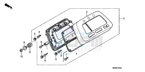 TRX250TMB drawing METER