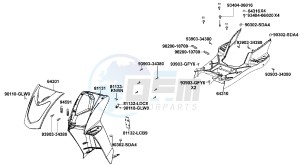 AGILITY FAT 50cc12 inch Netherlands drawing Front Cover- Front Fender